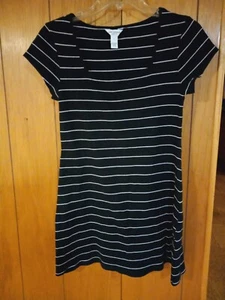 ARIZONA JEAN CO.  short sleeve striped blouse!  Stretchable!  Small - Picture 1 of 2