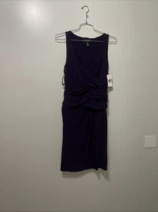 Ralph Lauren Sleeveless Party  Purple  Dress Size 12 - Picture 1 of 6