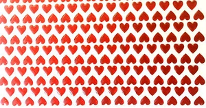 400 ! Selbstklebende 5 mm ROTE HERZEN selbstklebende Acryl erhabene Tropfen Edelstein Aufkleber - Bild 1 von 3