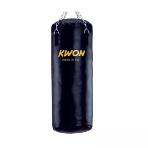 Boxsack Standard 100cm, Kwon. Schwarz ungefüllt. Boxen, Kickboxen, WT, MMA, TKD - Bild 1 von 2
