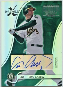 2003 Donruss Signature Decade auto Eric Chavez #05/10 *OAKLAND A's* - Picture 1 of 2