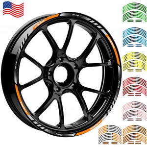Rim Stripes Wheel Decals Tape Stickers for Honda CBR600RR F4 F4I CBR1000RR 954RR - Picture 1 of 28