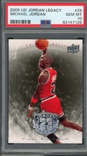 Michael Jordan 2009 Upper Deck Legacy Basketball Card #29 Graded PSA 10