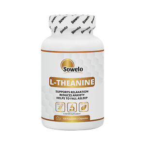 SOWELO L-THEANINE 200mg VEGE CAPS RELAXATION CALM SLEEP METABOLISM SUPPORT