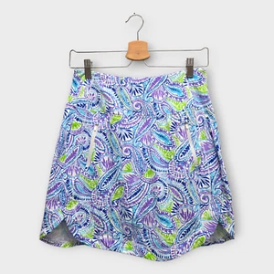 IBKUL Golf Women's Skort Paisley Print (Blue/Purple/White) - Small - Picture 1 of 2