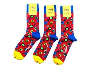 Calze Happy Socks The Beatles Flower Power taglia 41-46 uomo nuove 1 - 6 paia - Foto 1 di 6