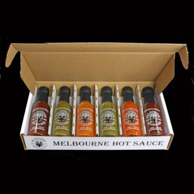Paquete de 6 salsas picantes Melbourne Foto 1 de 4