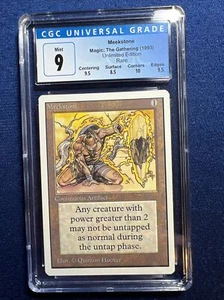 MTG Unlimited Meekstone CGC 9 Mint (10 corners, 9.5 edges & centering) 1993 - Picture 1 of 2