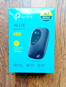 TP-Link M7200 Portable Unlocked 4G Mobile LTE MiFi Wifi Router - New & Sealed - Afbeelding 1 van 5