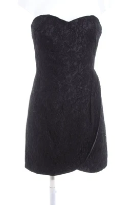 MINIMUM Bandeaukleid Damen Kleid Gr. DE 36 schwarz Elegant - Bild 1 von 4