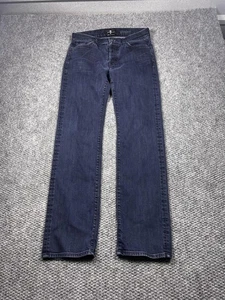 Jeans 7 For All Mankind Standard Uomo 32 Lavaggio Scuro Luxe Performance Blu Denim - Foto 1 di 9