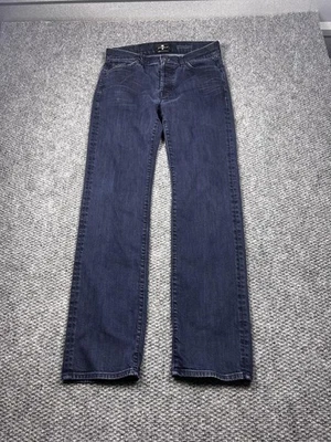 7 For All Mankind Standard Jeans Mens 32 Dark Wash Luxe Performance Blue Denim - Image 1 of 4