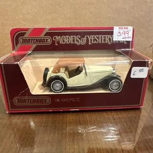 MATCHBOX MODELS OF YESTERYEAR MOY Y8 BROWN 1945 MG TC CONVERTIBLE 1/43 MIB A79 - Picture 1 of 8