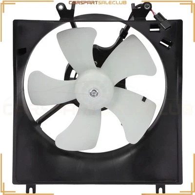 For Mitsubishi Mirage 97-02 12v Electric Radiator Cooling Single Fan Assembly LH Foto 1 de 4