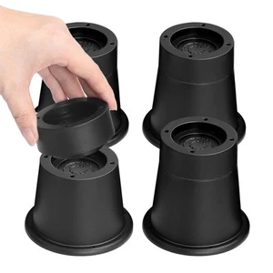 2inch 3Inch Heavy Duty Round Furniture Risers Lifts 3 for Table Desk Leg Sofa Co - Picture 1 of 6