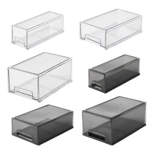 Desk Organizer with Drawer Desk Storage Container Versatile Acrylic Bathroom - Picture 1 of 38