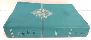 NIV QUEST STUDY BIBLE The Only Q and A Study Bible 2011 Teal/Leathersoft - Imagen 1 de 9