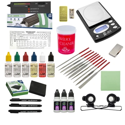 Gold Silver Testing Kit Electronic Scale Diamond Tester Digital Jewelry Cleaner - Image 1 of 4