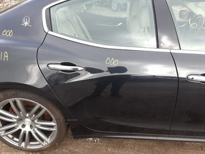 Passenger Right Rear Side Door Black 815B Fits 2014 MASERATI GHIBLI 667177 - Image 1 of 4