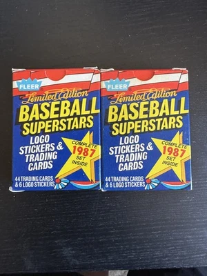 1987 Fleer Baseball Superstars Box Complete Set 44 Cards NM-MT - Image 1 of 3