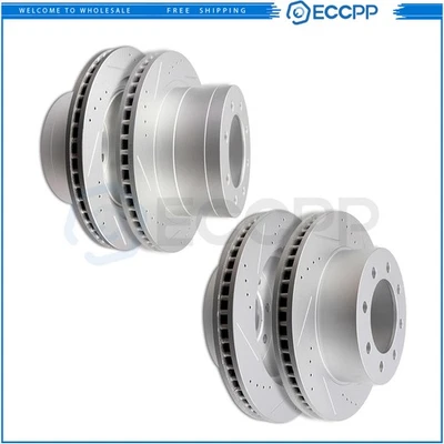 Front + Rear 305mm Brake Rotors For DODGE RAM 1500 2500 3500 2006 2007 - 2008 - Imagem 1 de 4