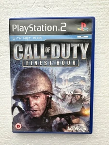 Sony Playstation Call of Duty: Finest Hour (PS2) - PAL FREE SHIP TESTED COMPLETE - Picture 1 of 3