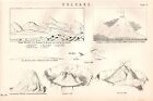 1880 Aufdruck ~ Vulkan Vesuv 1756 1843 Mamelon Etc