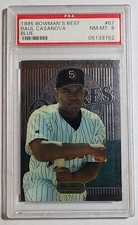 1995 Bowman's Best - Blue - Raul Casanova #67 PSA 8 NM-MT San Diego Padres