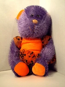 HALLOWEEN STUFF PLUSH Animal PURPLE MOUSE in orange skirt 12" Good Stuff - Picture 1 of 5