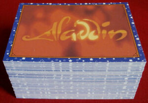 Walt Disney's ALADDIN - Complete Set of 100 base cards issued by Panini in 1993