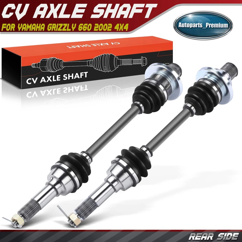 Conjunto de eje CV para conductor trasero y pasajero 2 piezas para Yamaha Grizzly 660 2002 4x4 Foto 1 de 4