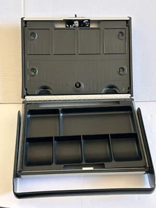 Echelon Metall abschließbar Aufbewahrung Klemmbrett Koffer tragbar Organizer mit Schlüssel - Bild 1 von 9
