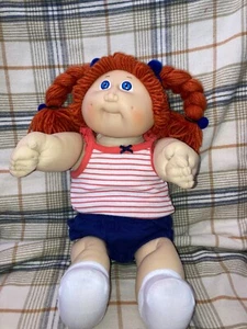 Vintage Cabbage Patch Kids/doll Clothes - Red Hair, Blue Eyes, HM2 - Picture 1 of 8