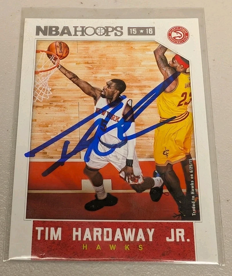 Tim Hardaway JR PISTONS  Signed Autographed Basketball Card Auto Autograph  - Image 1 of 1