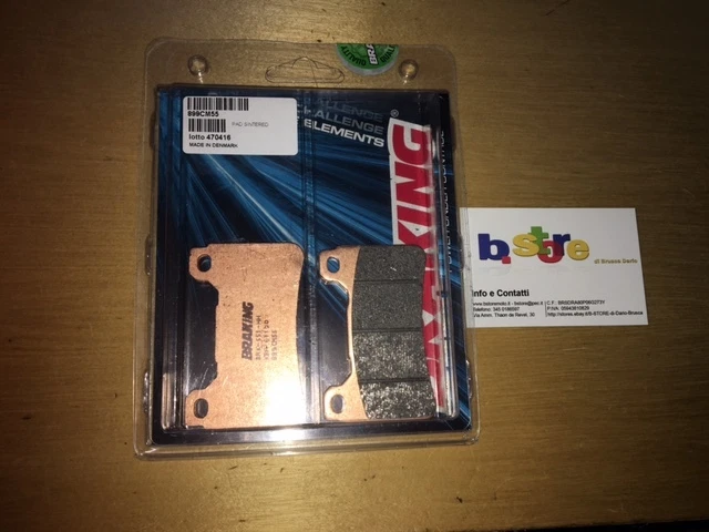 899CM55 Plaquettes de Frein Avant BRAKING Honda 800 Crossrunner 15-16 - Photo 1/1