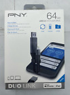 PNY 64GB USB 3.0 OTG Flash Drive Duo Link Made for iPhone/iPad NEW BOX