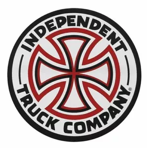 Pegatina de patineta Independent Truck Company CROSS blanca 3 pulgadas si - Imagen 1 de 2