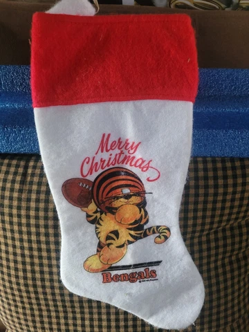1983 Cincinnati Bengals vintage Huddles mascot Christmas stocking Cover