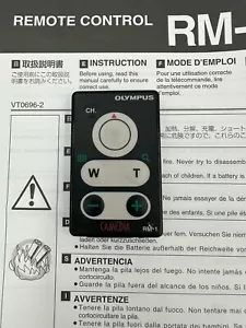 Olympus Cameras Remote Control RM-1 Camedia - tested - Picture 1 of 5