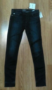 DL1961 Candy Skinny Comfort Premium Blue Stretch  Elastic Waist Jeans Juniors 16 - Picture 1 of 12