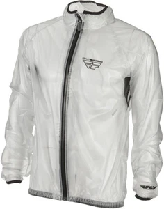 Fly Racing Rain Jacket Mud Clear Men's Motocross/MX/ATV/BMX/MTB Off Road Coat - Picture 1 of 6