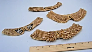 Vintage beaded collars Japan lot of 4 - Picture 1 of 12