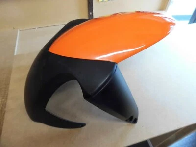 KTM 640 DUKE II  1999>2001  GENUINE NOS FRONT FENDER - ORANGE - # 58708010000 - Image 1 of 3