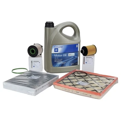 ORIGINAL Opel Filterset 4-tlg + 5L Motoröl 5W30 dexos2 für ASTRA J ZAFIRA C CDTI - Bild 1 von 4