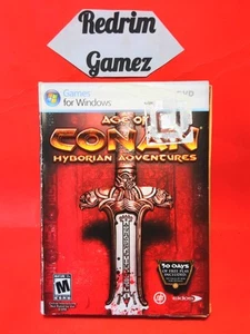 Age Of Conan Hyborian Adventures COMPLETO Windows PC CD-Rom Videojuegos Fantasía - Imagen 1 de 3