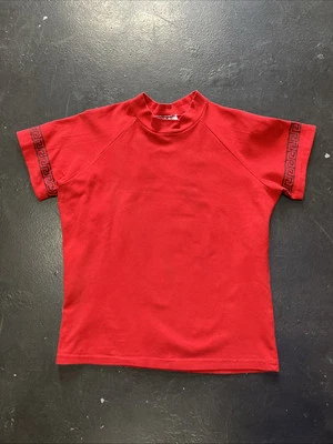 Camisa De Colección Años 90 Internacional Hombre Elástica Spandex Club de Baile Rave Muscle XL Foto 1 de 4