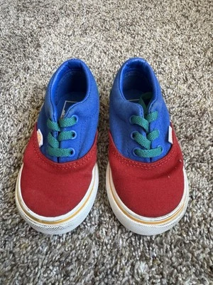 Vans 学步儿童 Era Primary Block 鞋 Lapis 蓝色/真白色 5.0 码 学步儿童 — 第 1/4 张图片