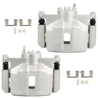 Pinzas de freno delanteras con par de soportes para Nissan Máxima V6 2009-2020 3,5 L Foto 1 de 4