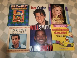 Lot de 6 mini livres années 1990 couverture rigide - Tom Cruise Will Smith conjonction Garfield - Photo 1/1
