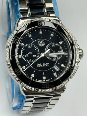 Reloj Hombre Tag Heuer CAH1212 Fórmula 1 Acero/Negro Cerámica Diamante Cuarzo GARANTÍA Foto 1 de 4